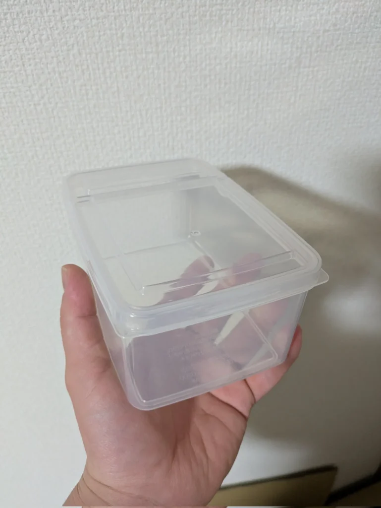 100均の密閉容器を買ってみた