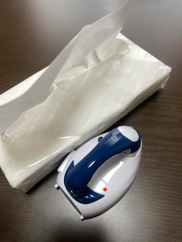 実際に100均のミニアイロンを使ってみた感想