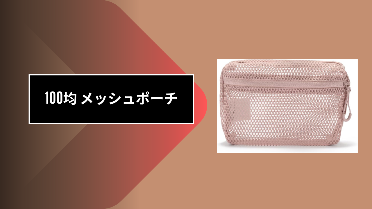 100均 メッシュポーチ